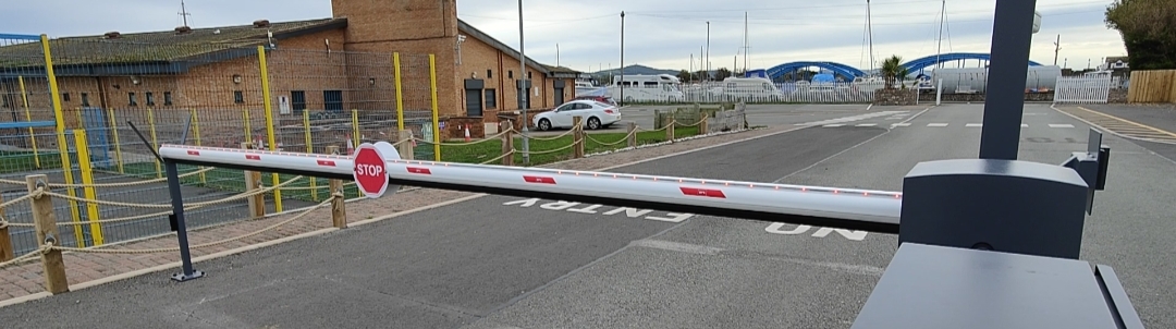 ANPR Operated Barriers at a Sunnyvale Holiday Park in Kinmel Bay in North Wales